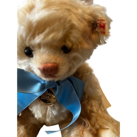 Steiff Teddy Bear George Royal Baby Limited Edition 664113 Mohair w/Tag - Picture 8 of 10